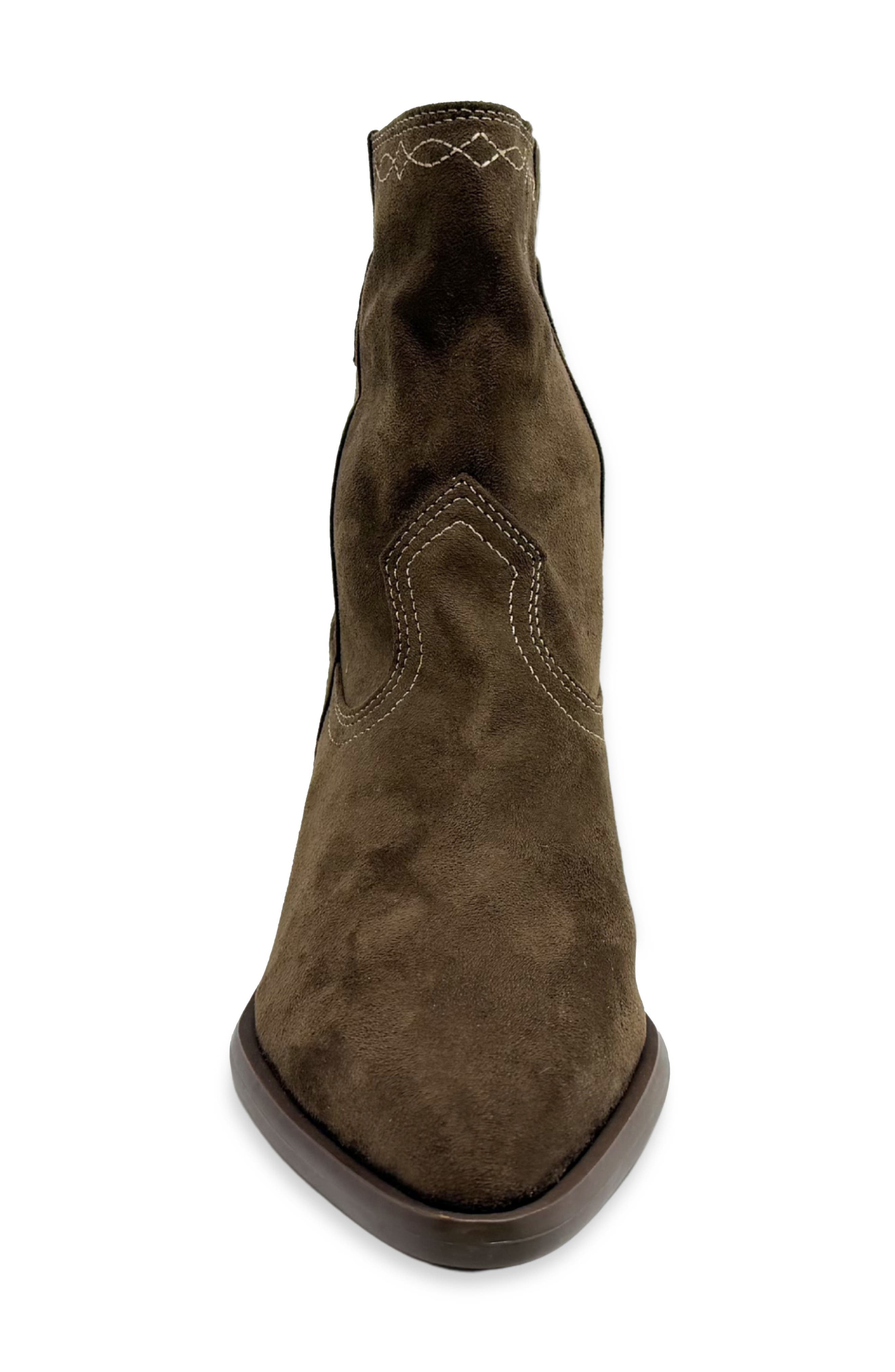 Utopia Western Bootie, Alternate, color, CHOCOLATE