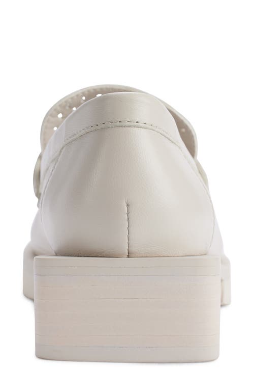 Dkny Blevins Penny Loafer In Soft White