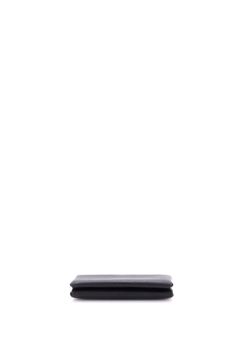 Calvi Duo Card Holder Chevre Mysore, Alternate, color, Noir