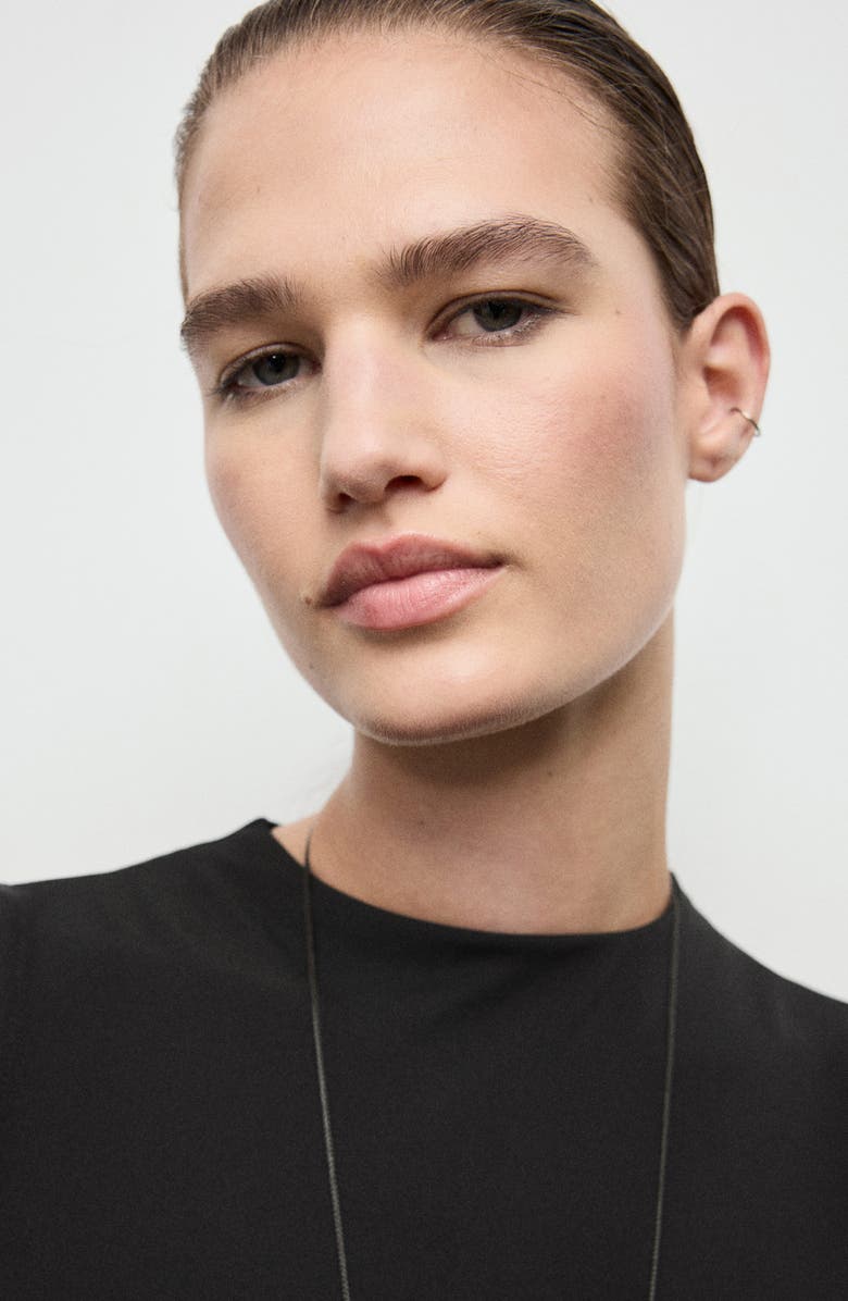 MANGO Sleeveless Maxi Dress, Alternate, color, Black