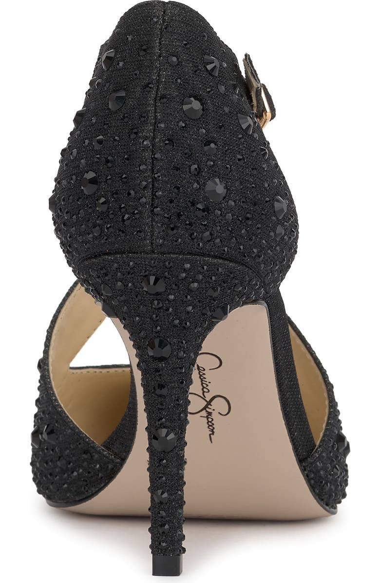 Jessica Simpson Accile Rhinestone Cluster Pump, Alternate, color, Black