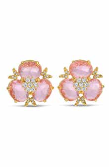 Willow Cubic Zirconia Stud Earrings