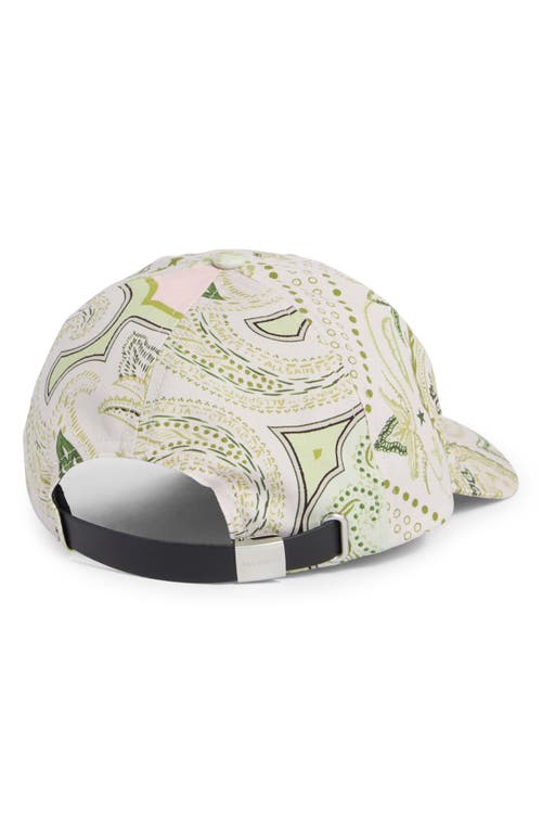 Allsaints Avalon Cotton Baseball Cap In Pink