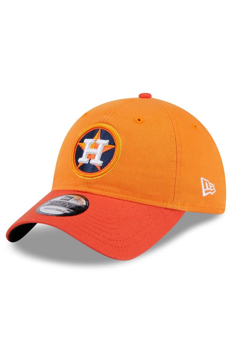 New Era Men's New Era  Orange Houston Astros 2024 Spring Training 9TWENTY Adjustable Hat, Alternate, color, 