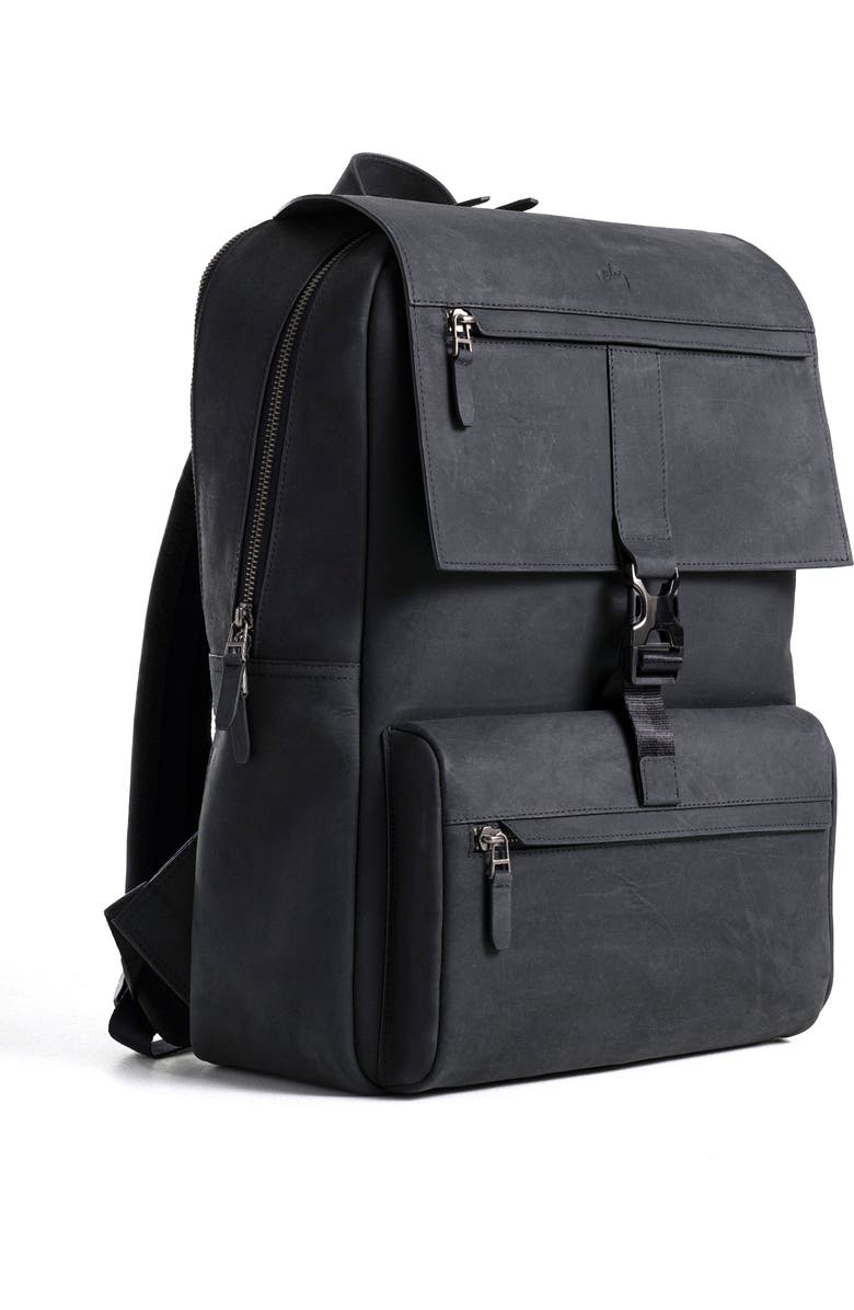 Velez Top Grain Leather Backpack for Men and Women Laptop Bag, Alternate, color,