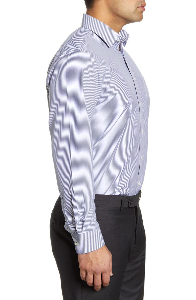 NORDSTROM MEN'S SHOP Smartcare Traditional Fit Stripe Dress Shirt, Alternate, color, 