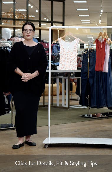 Pack of 3 Stretch Cotton Rib Tanks