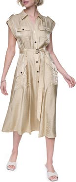 DKNY Belted Shirtdress