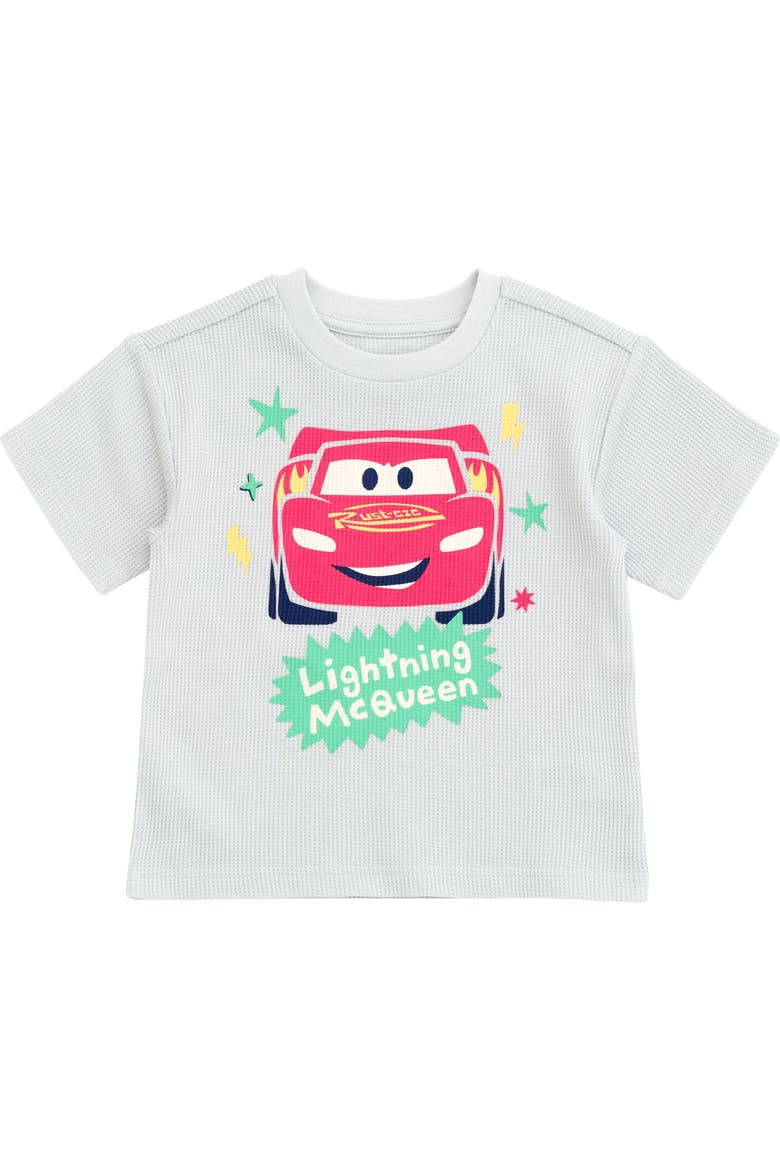 Pixar 2-Piece Tee and Shorts Set, Alternate, color, McQueen Light Gray