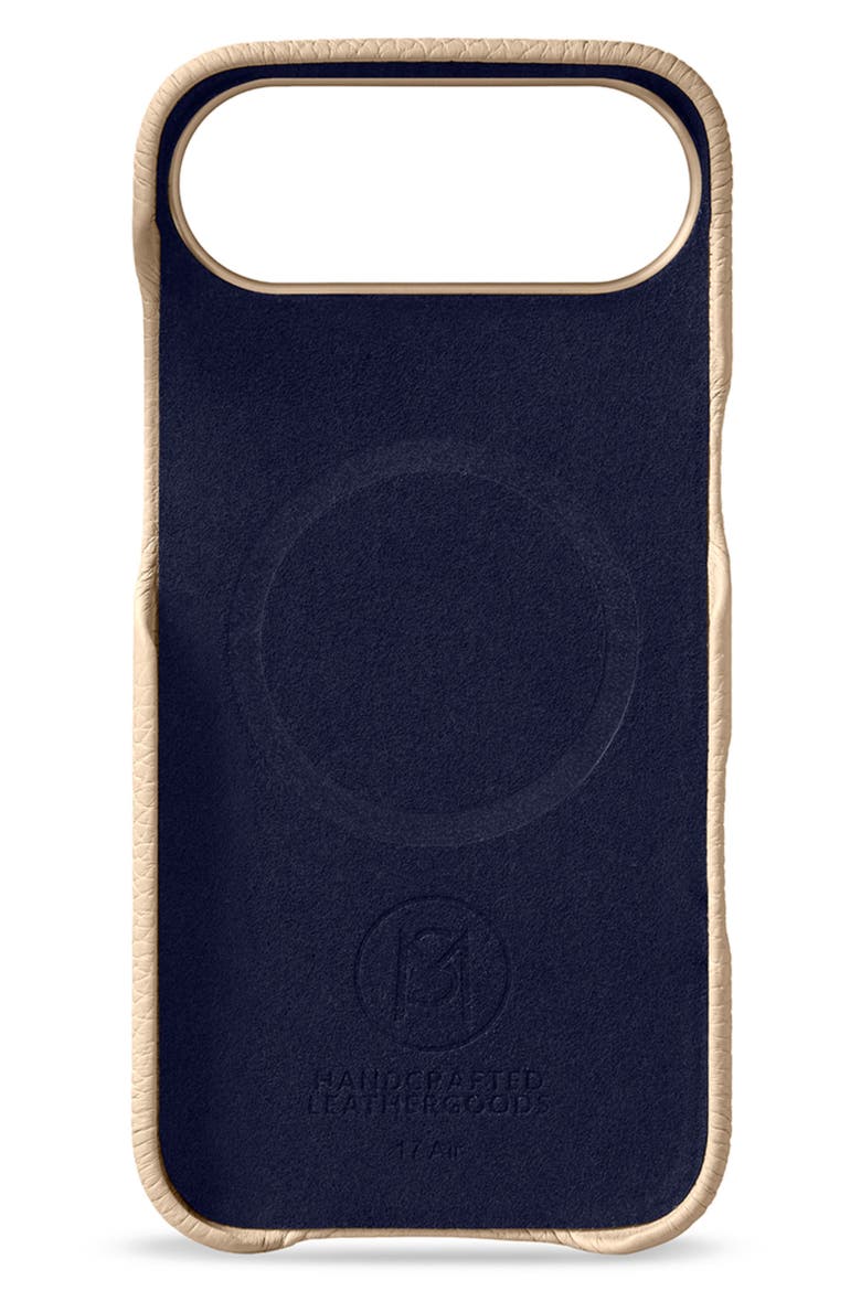 Leather Phone Case iPhone 17 Air, Alternate, color, Saharan Nude