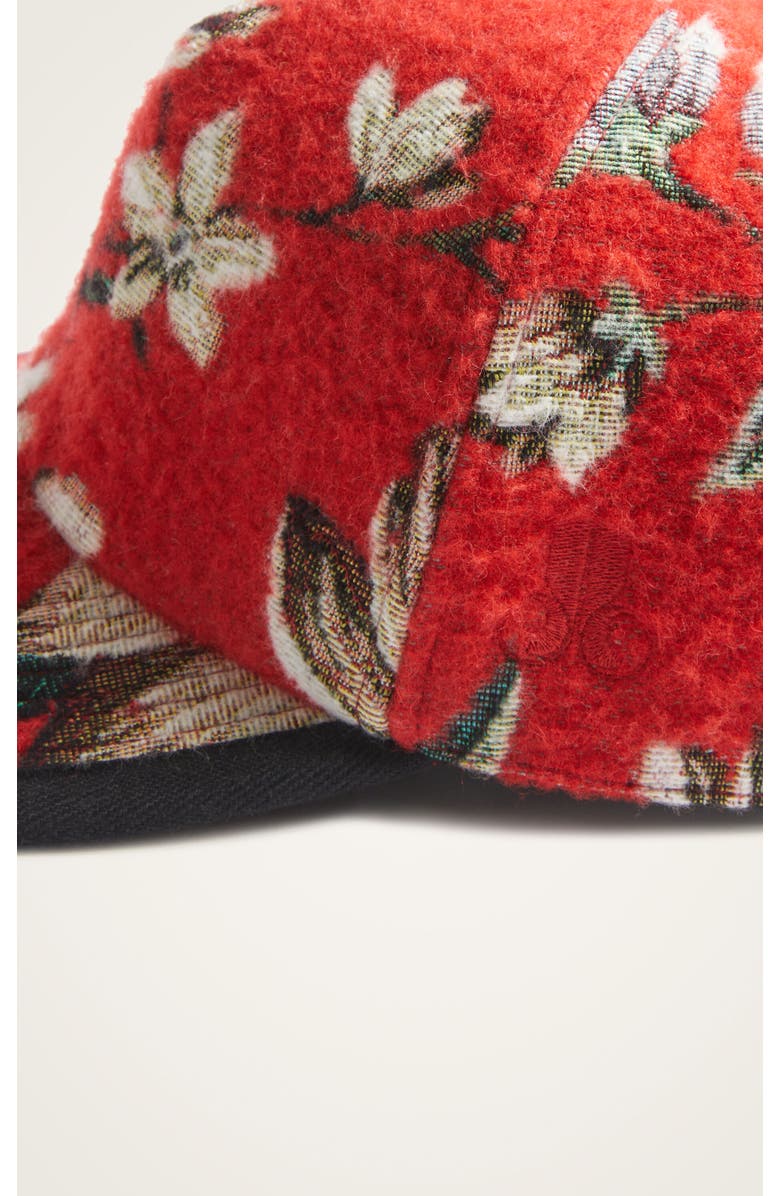 La DoubleJ Babeball Cap, Alternate, color, Honolulu Jacquard Red
