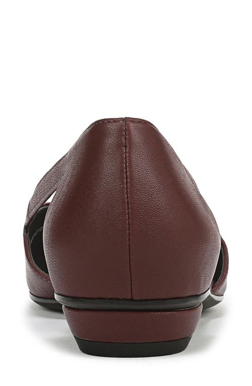 Franco Sarto Denzel Cutout Flat In Burgundy