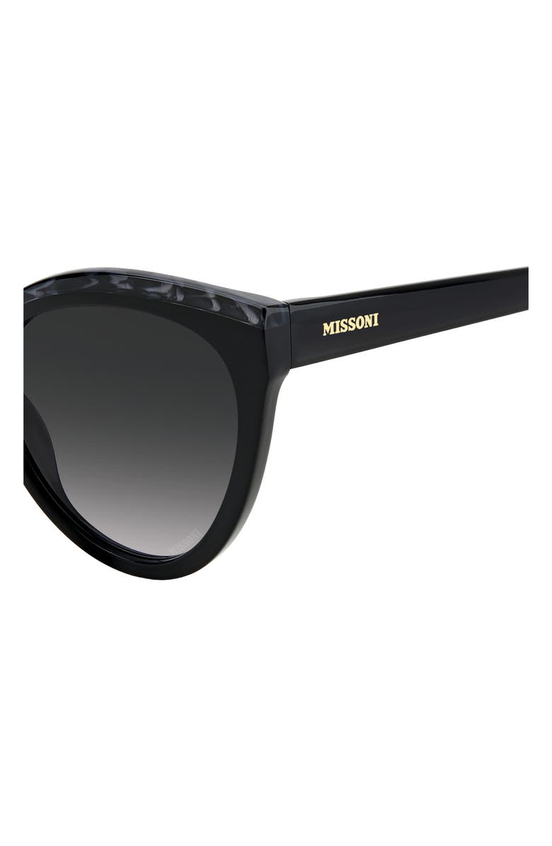 Missoni 57mm Gradient Cat Eye Sunglasses, Alternate, color,