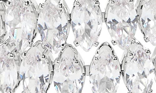 Natasha Cubic Zirconia Stone Cuff Bracelet