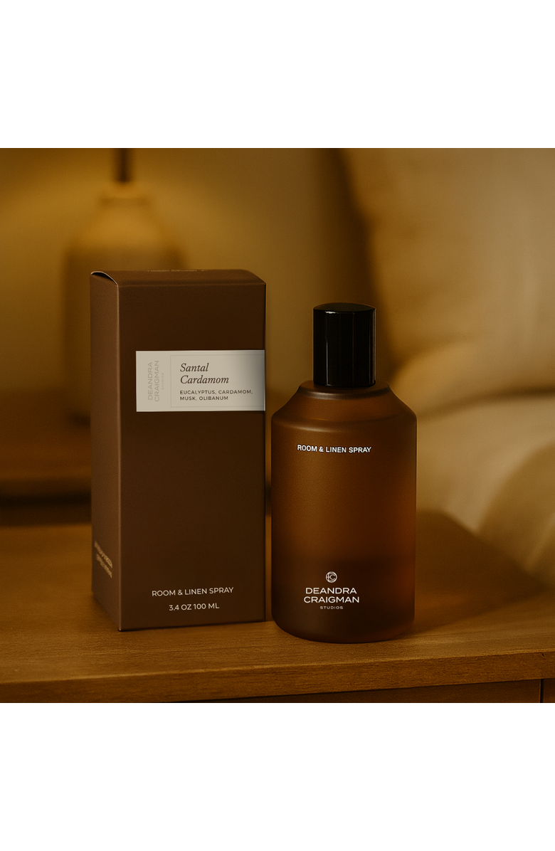 DeAndra Craigman Studios Santal Cardamom Room & Linen Spray, Alternate, color, Gold