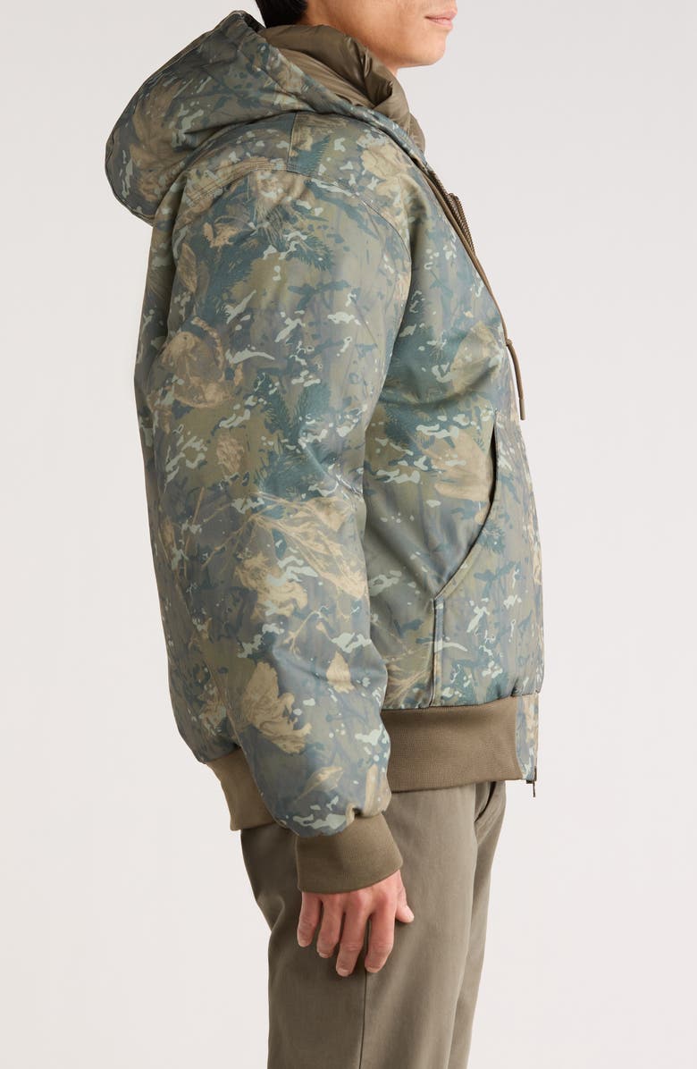 Carhartt Work In Progress Water Repellent Active Cold Padded Nylon Jacket, Alternate, color, Camo Combi
