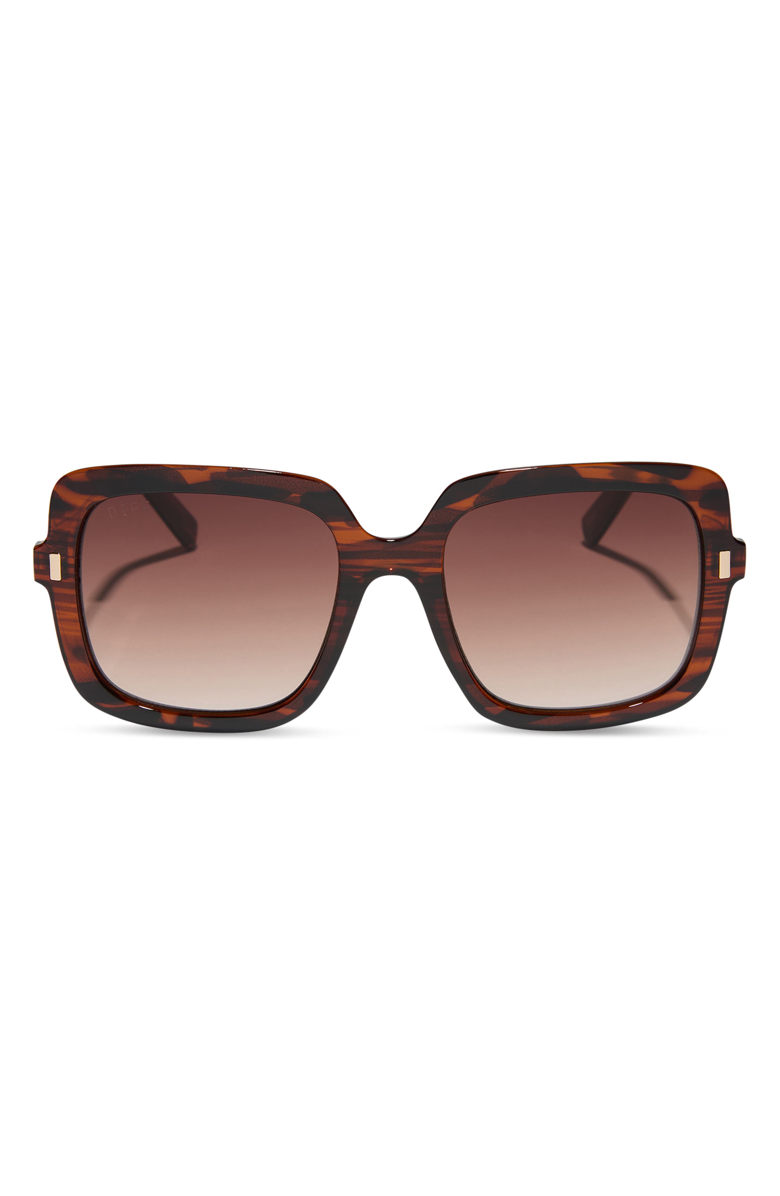 DIFF 54mm Square Sunglasses