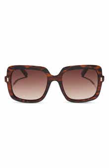 DIFF 54mm Square Sunglasses