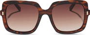 DIFF 54mm Square Sunglasses