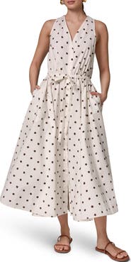 Donna Karan New York Stretch Poplin Maxi Dress