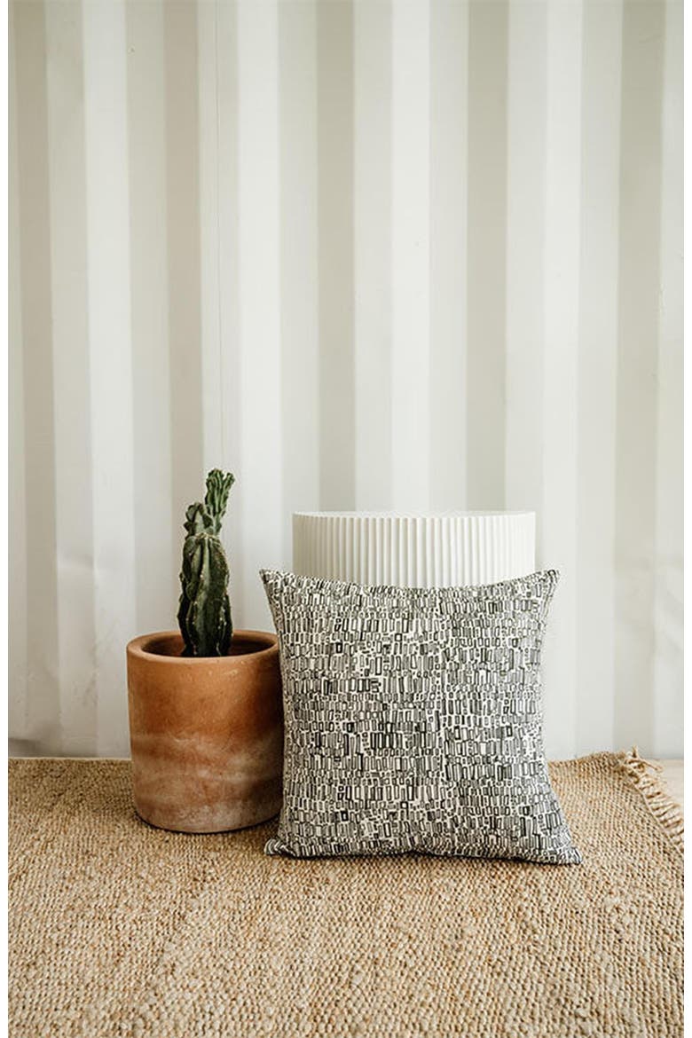 Leucadia in Bosque 18" x 18" Pillow, Alternate, color, Bosque