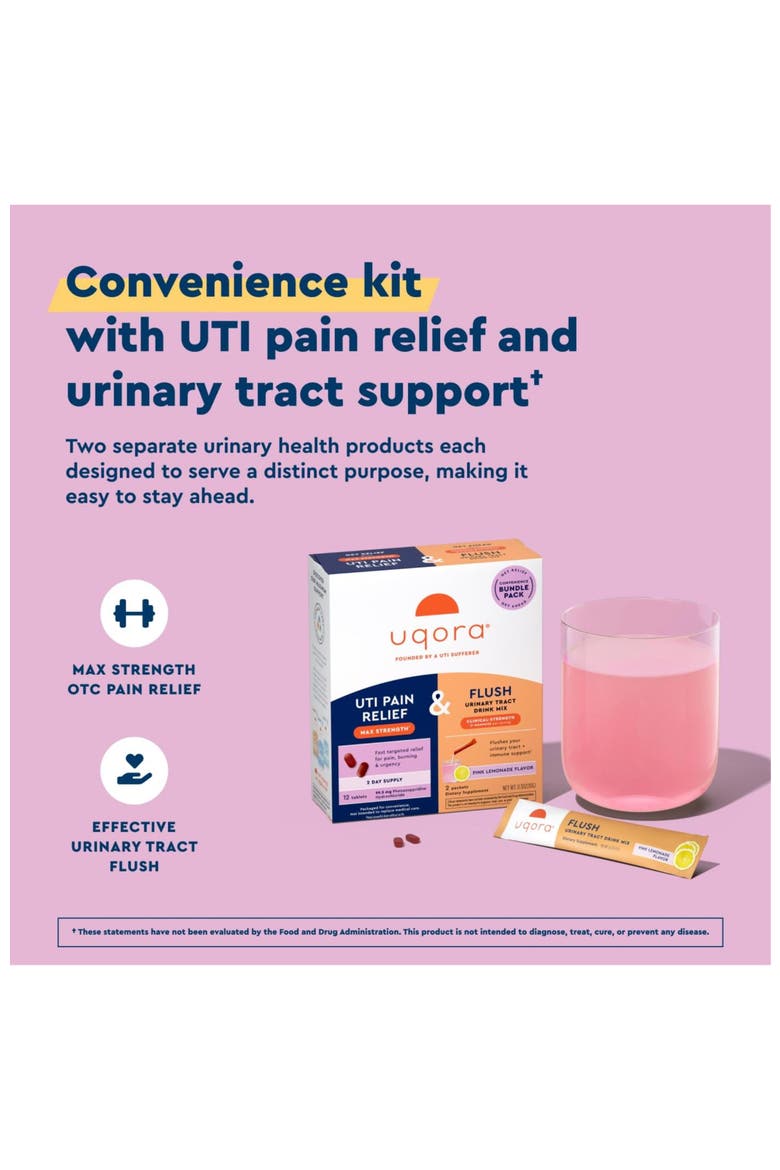 UTI Pain Relief and Urinary Tract Supplement Drink Mix Bundle, Alternate, color, None