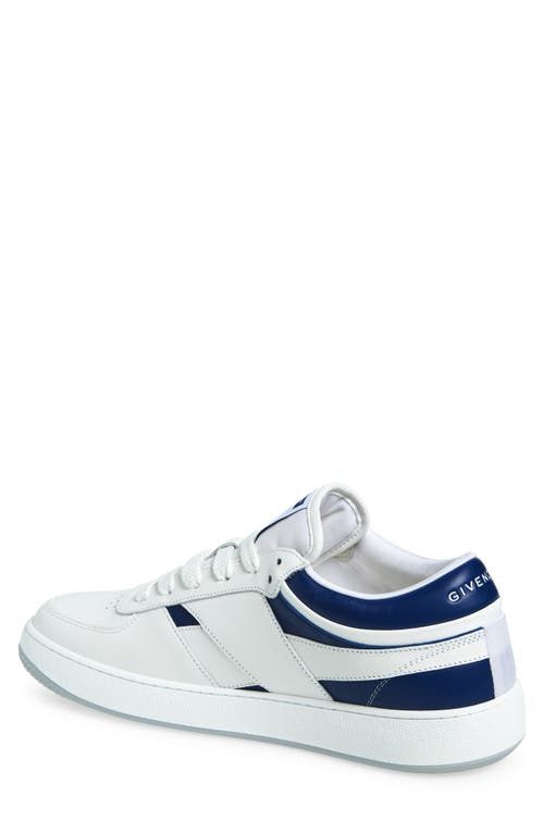 Givenchy White Leather Sneakers With Distinctive Logo In White
