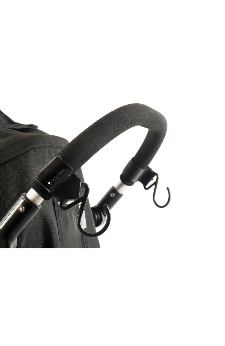 BuggyGear 2-Pack Stroller Hooks, Alternate, color, Matte Black