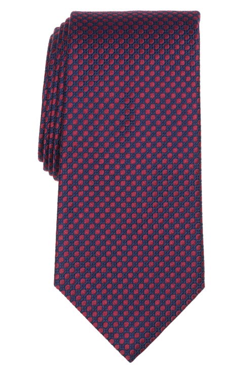 Neat Dot Silk Blend Tie