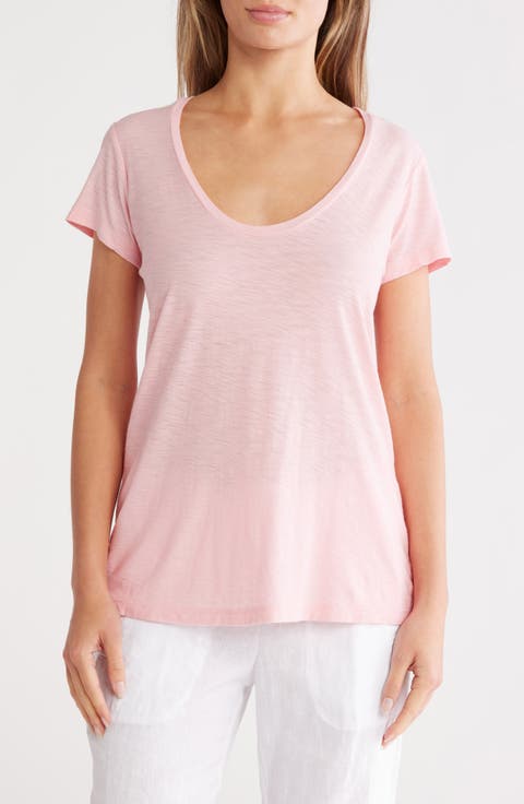 Deep V-Neck T-Shirt