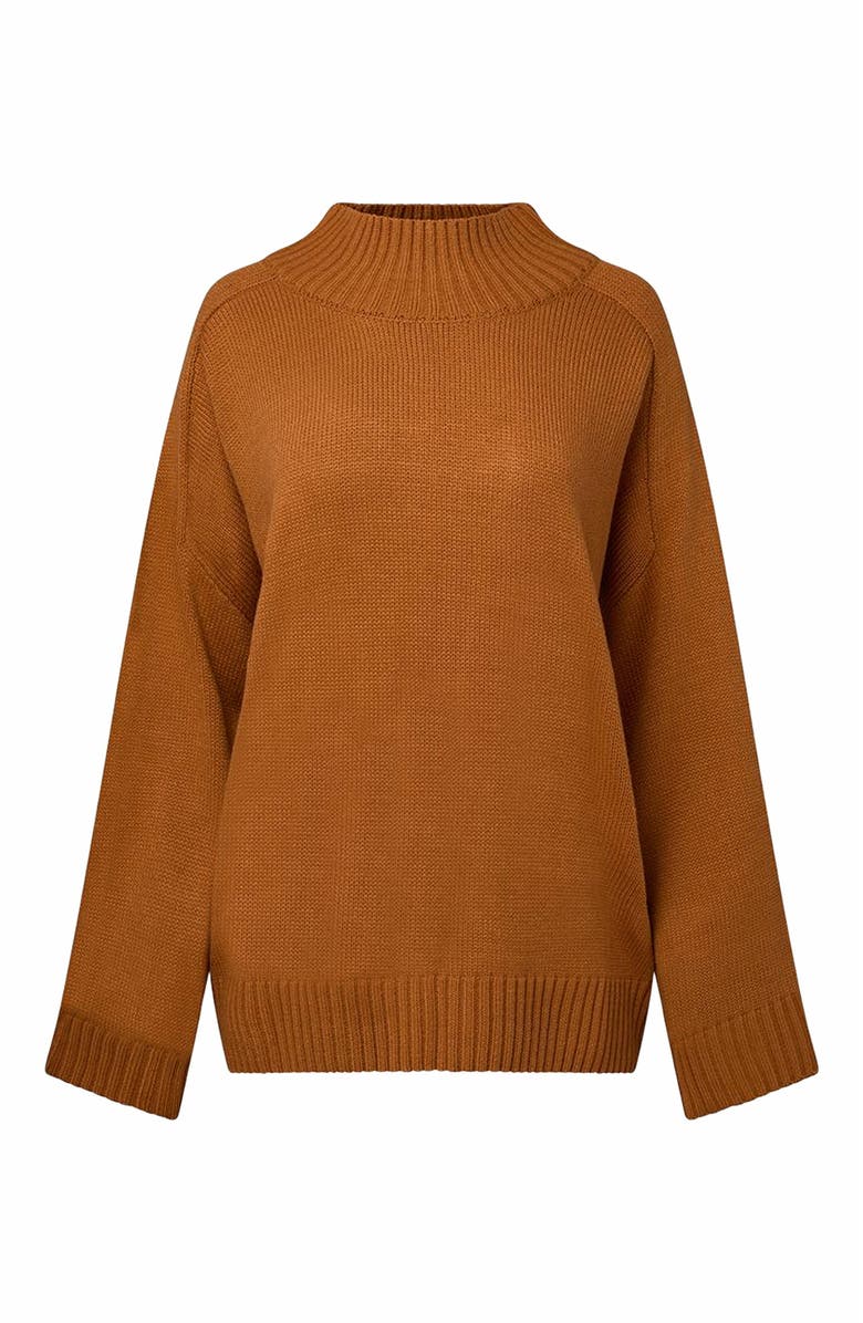 WeWoreWhat Oversized Funnel Neck Sweater, Main, color,