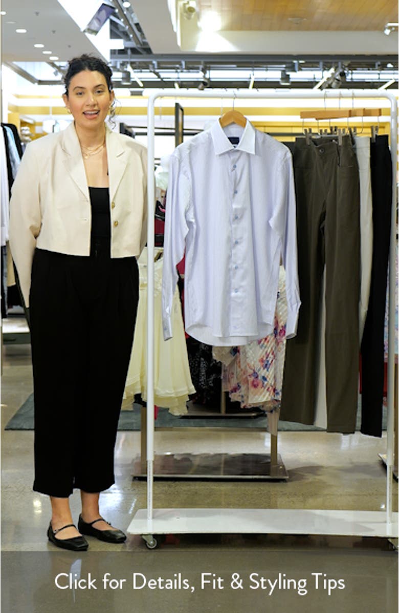 Trim Fit Box Dobby Dress Shirt, sales video thumbnail