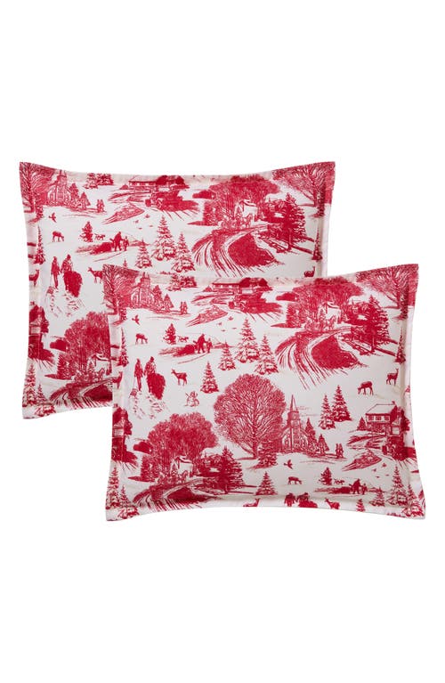 Hallmark Red Toile Comforter Set