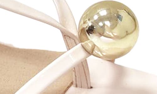 Chase & Chloe Chase And Chloe Divine Sandal In Ivory Patent