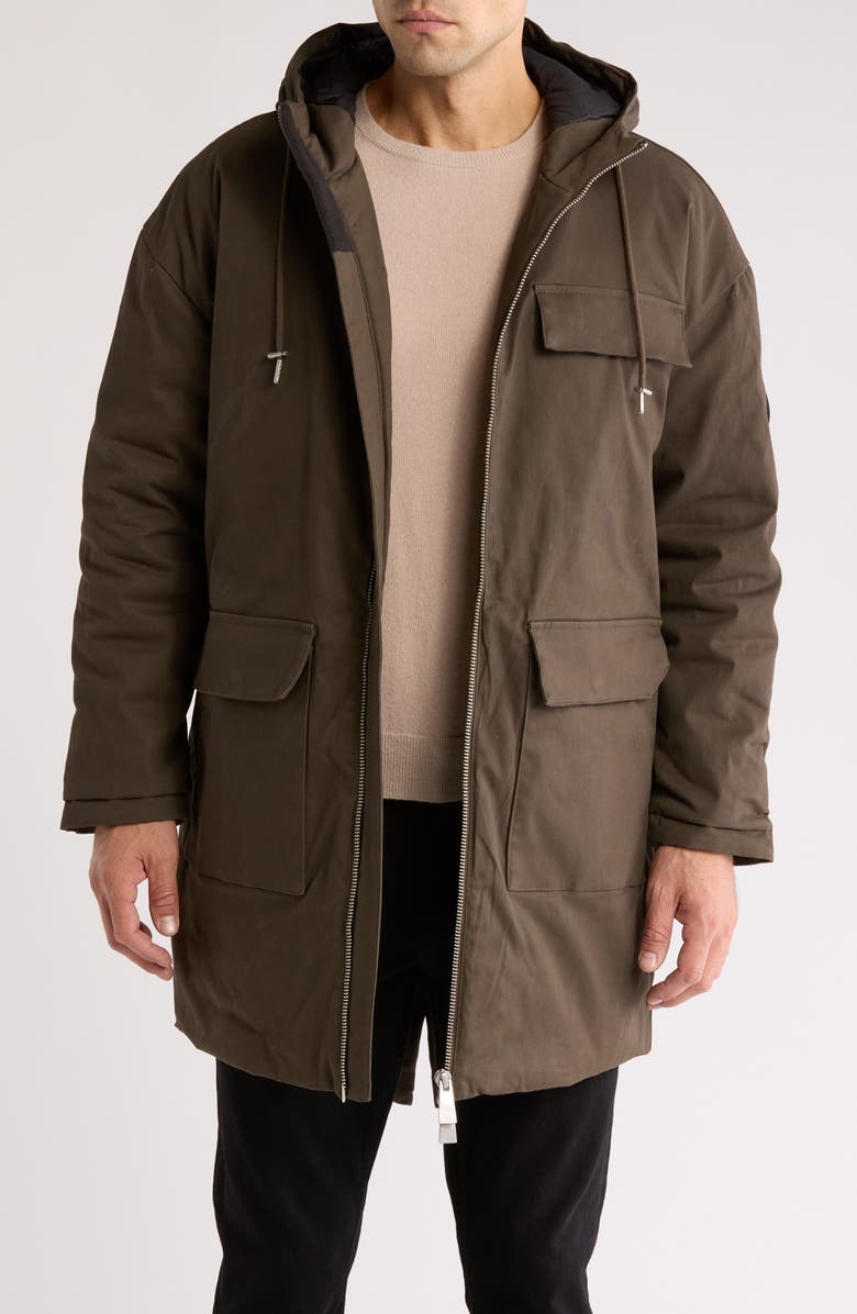 Noize Baker Hooded Full Zip Jacket, Alternate, color, Uniform Green