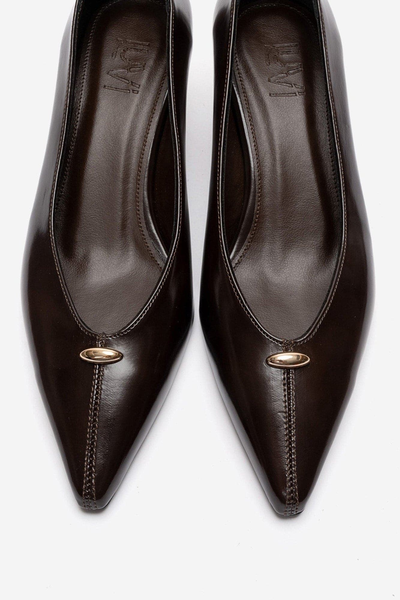 Versay Pointed Toe Kitten Heel Pump, Alternate, color, Dark Brown