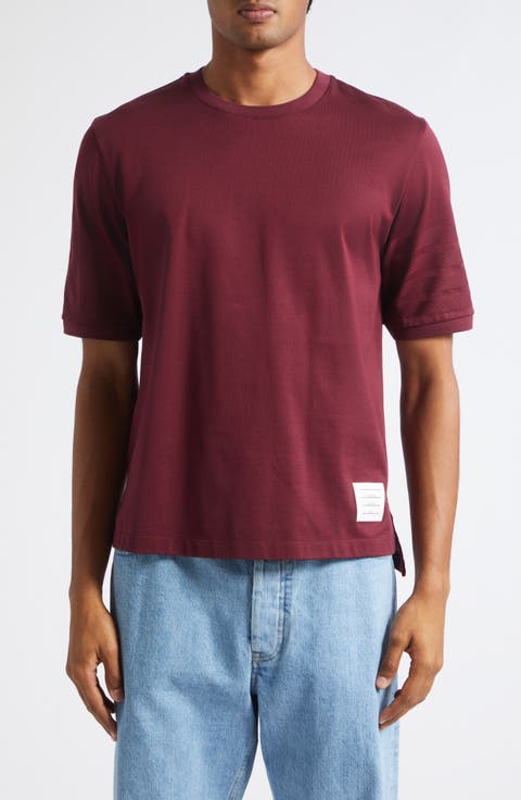 4-Bar Cotton T-Shirt