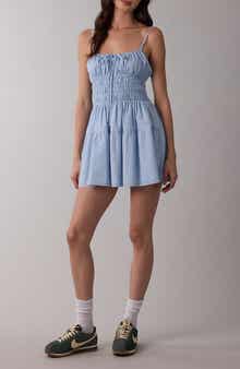 Tie Front Sleeveless Minidress