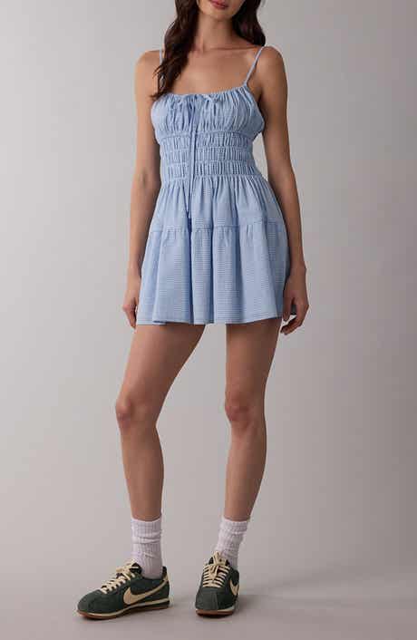 Tie Front Sleeveless Minidress