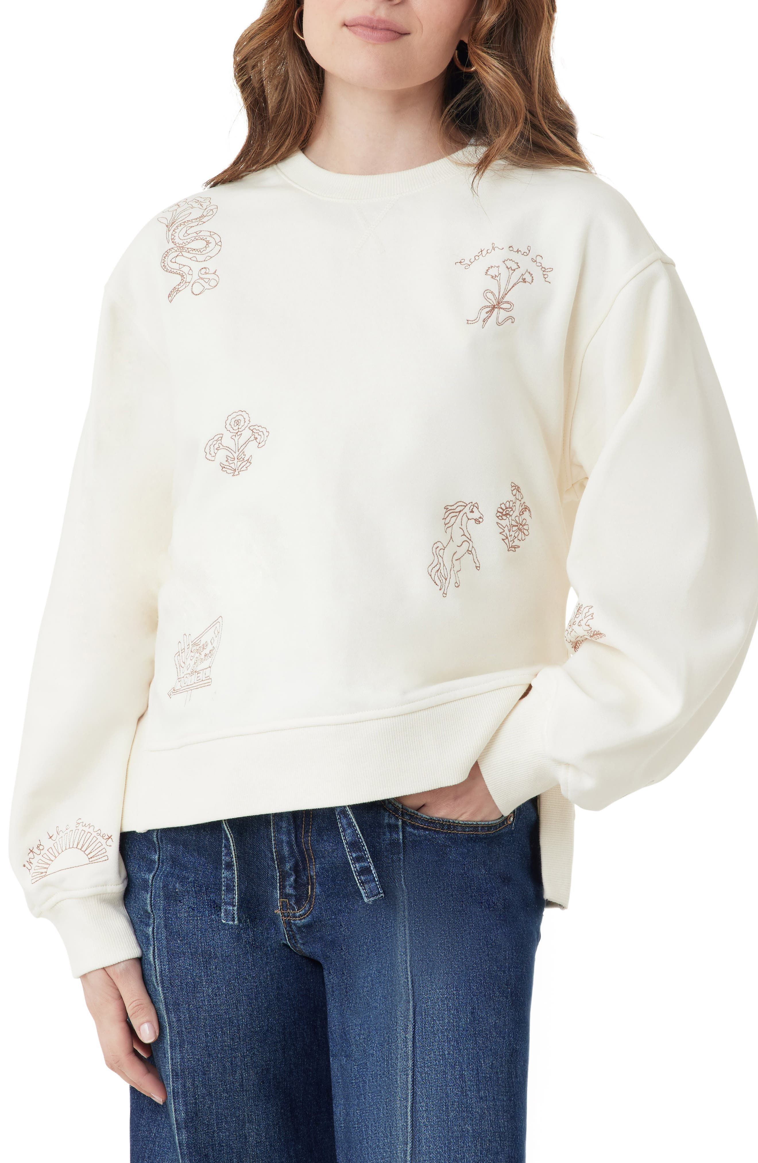 Oversize Side Vent Sweatshirt