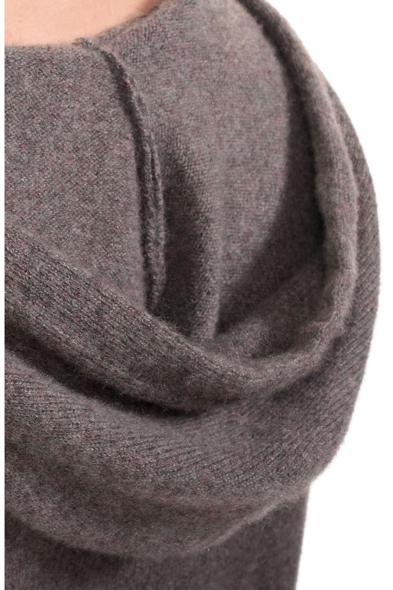 Cashmere & Silk Hoodie, Alternate, color, MOSS
