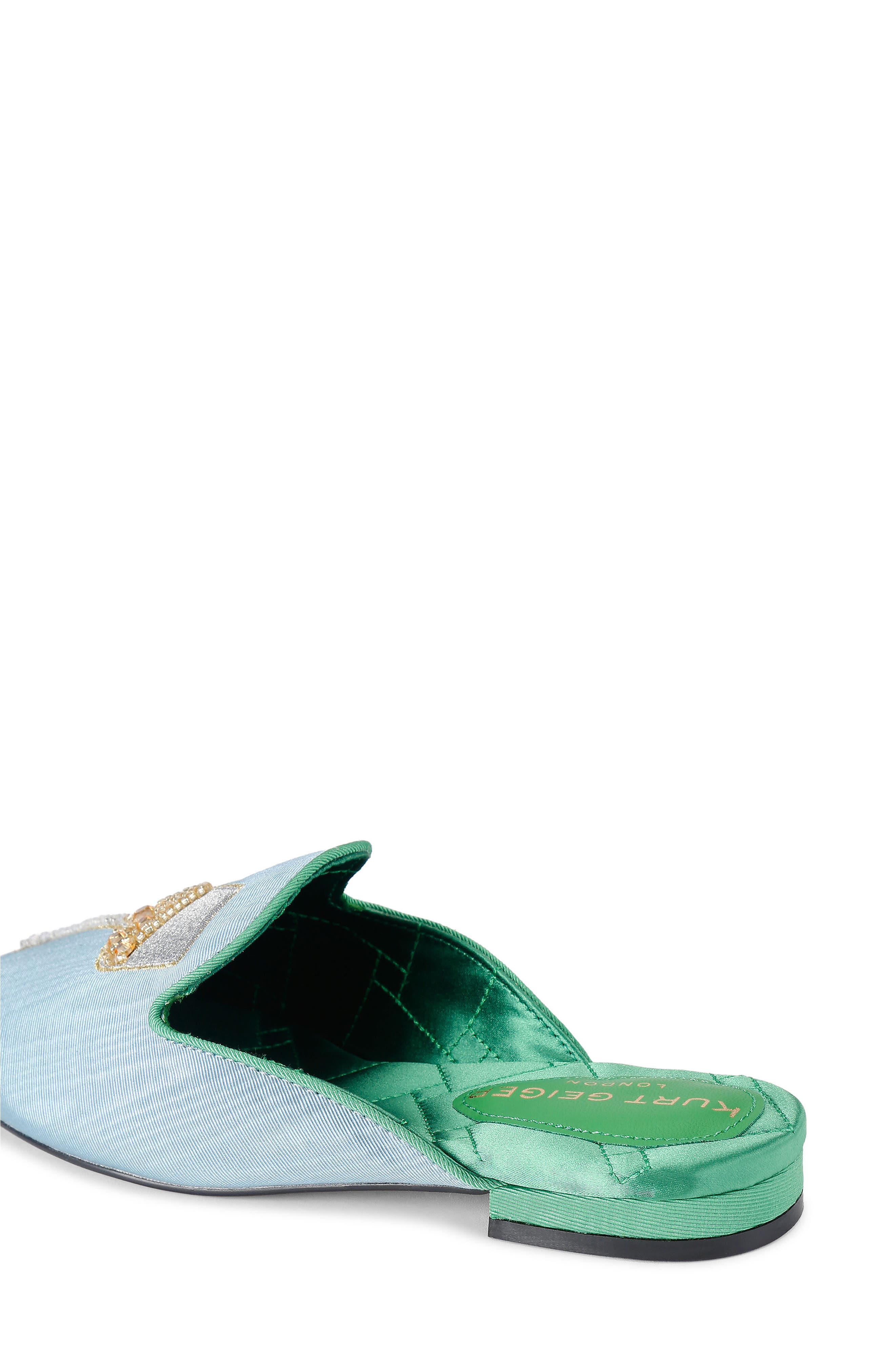 Kurt Geiger London Beaded Slipper, Alternate, color, Light/ Pastel Blue