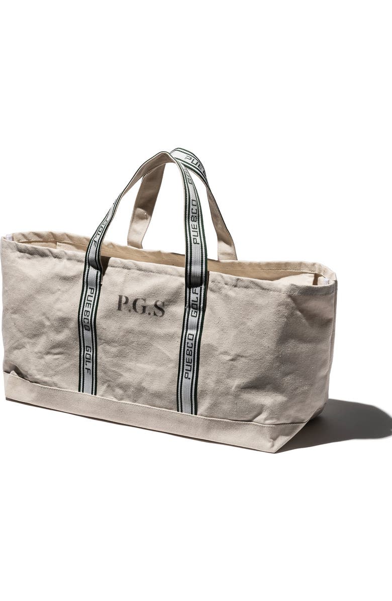 PUEBCO Golf Tote Bag, Main, color, Ivory