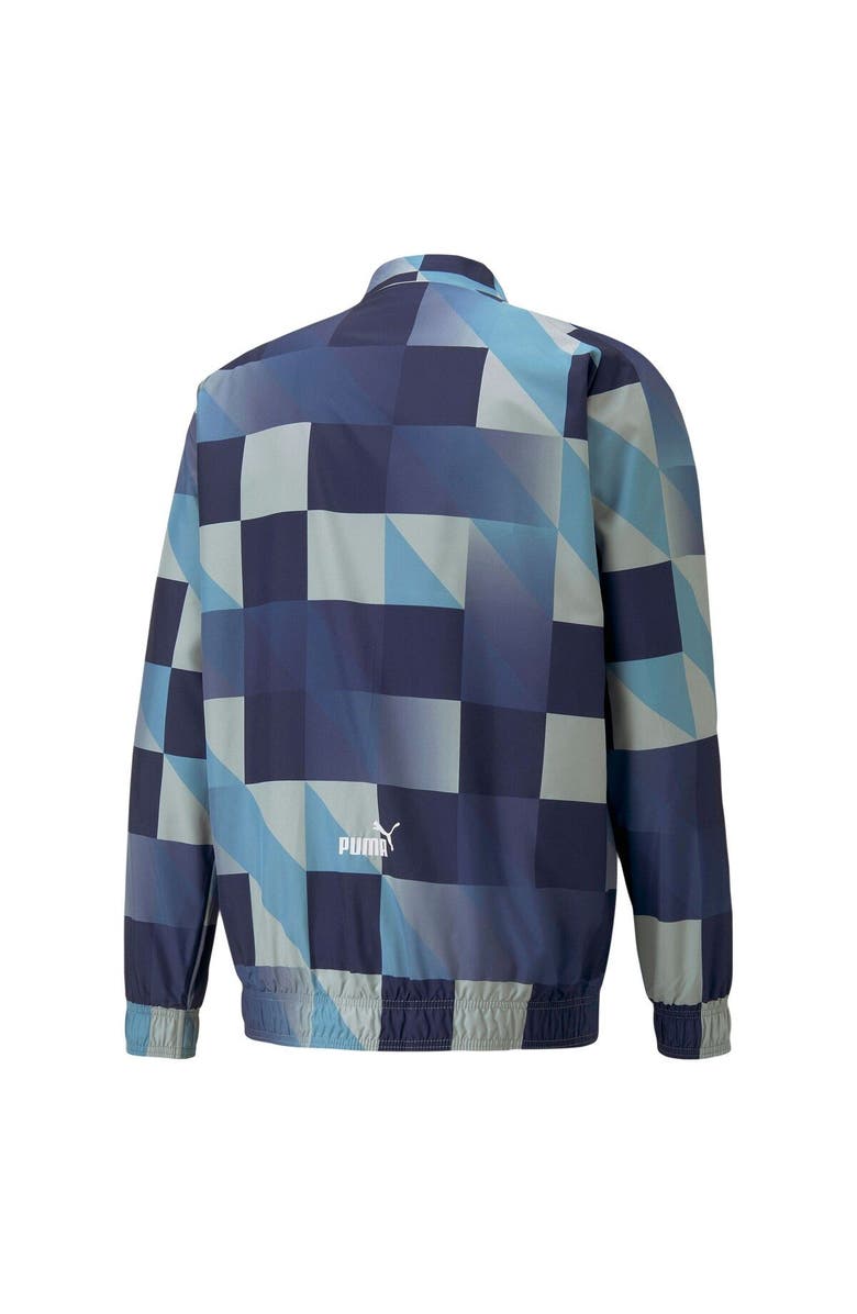 PUMA Men's Puma Navy/Gray Manchester City 2022/23 Pre-Match Full-Zip Jacket, Alternate, color, Navy