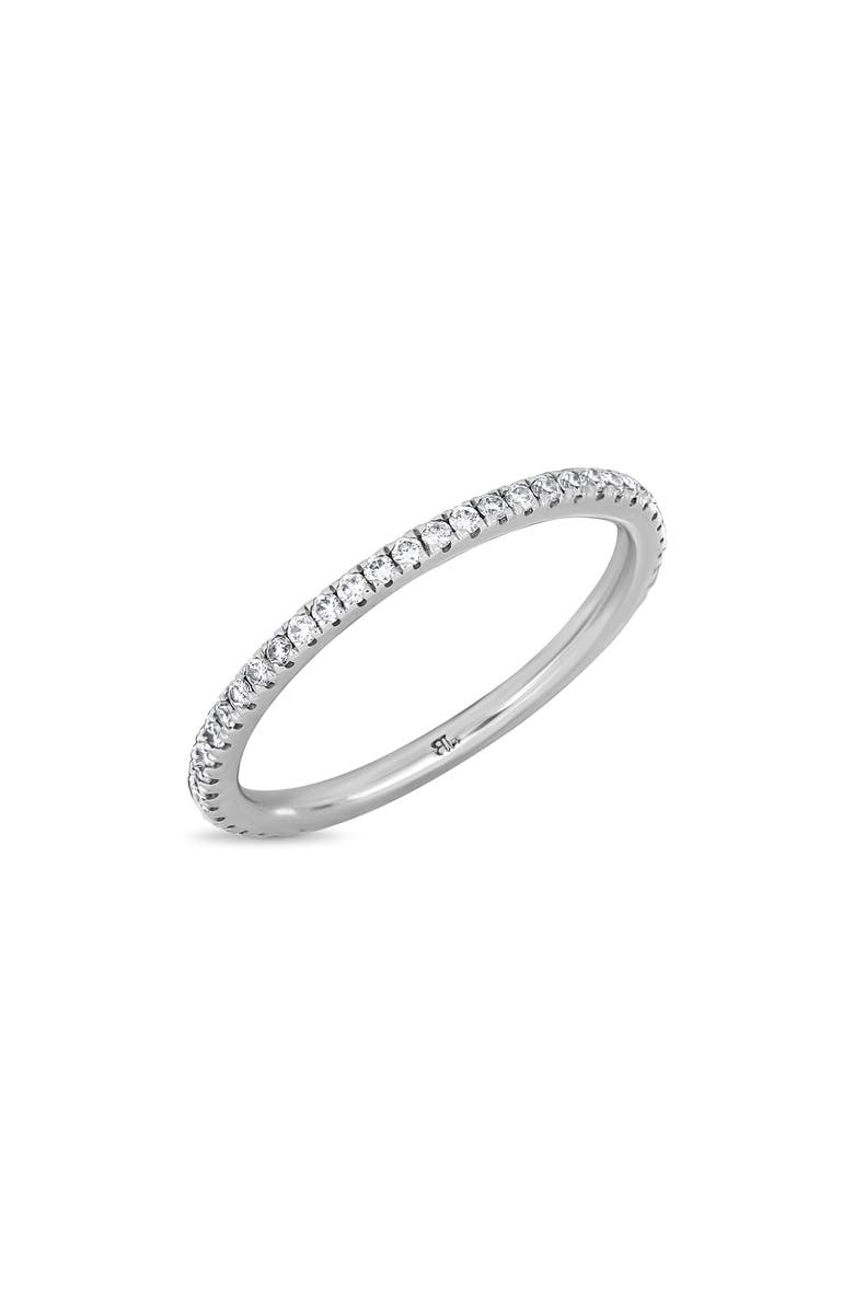 Bony Levy Liora Diamond Stacking Ring, Main, color, 18K White Gold