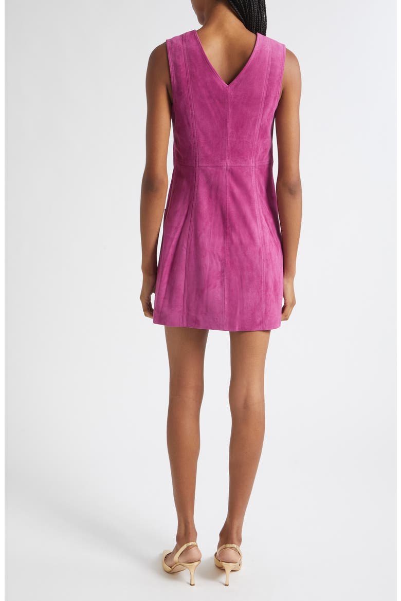 Sloane Suede Minidress, Alternate, color, IRIS