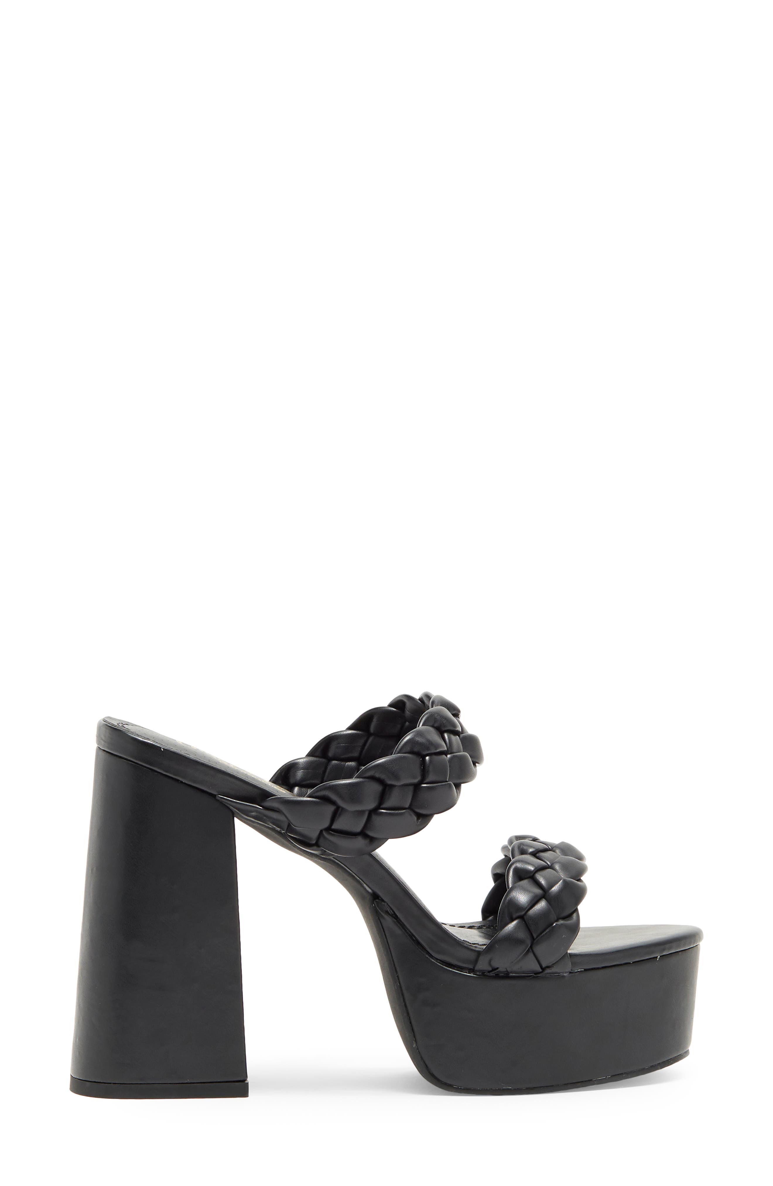 CHASE AND CHLOE Traci Platform Sandal, Alternate, color, 