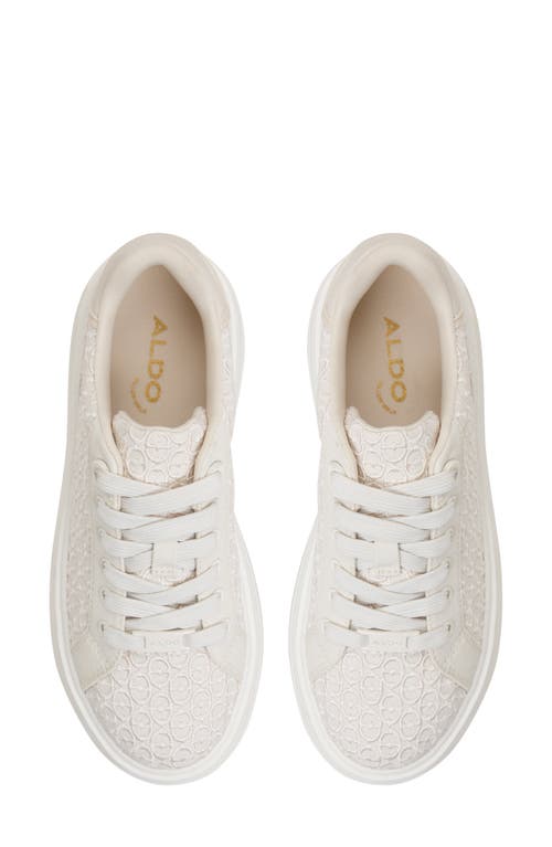Shop Aldo Garelia Embroidered Platform Sneaker In Multicolor