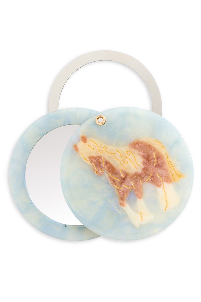 Hand Painted Horse Phone Grip, Main, color, BABY BLUE