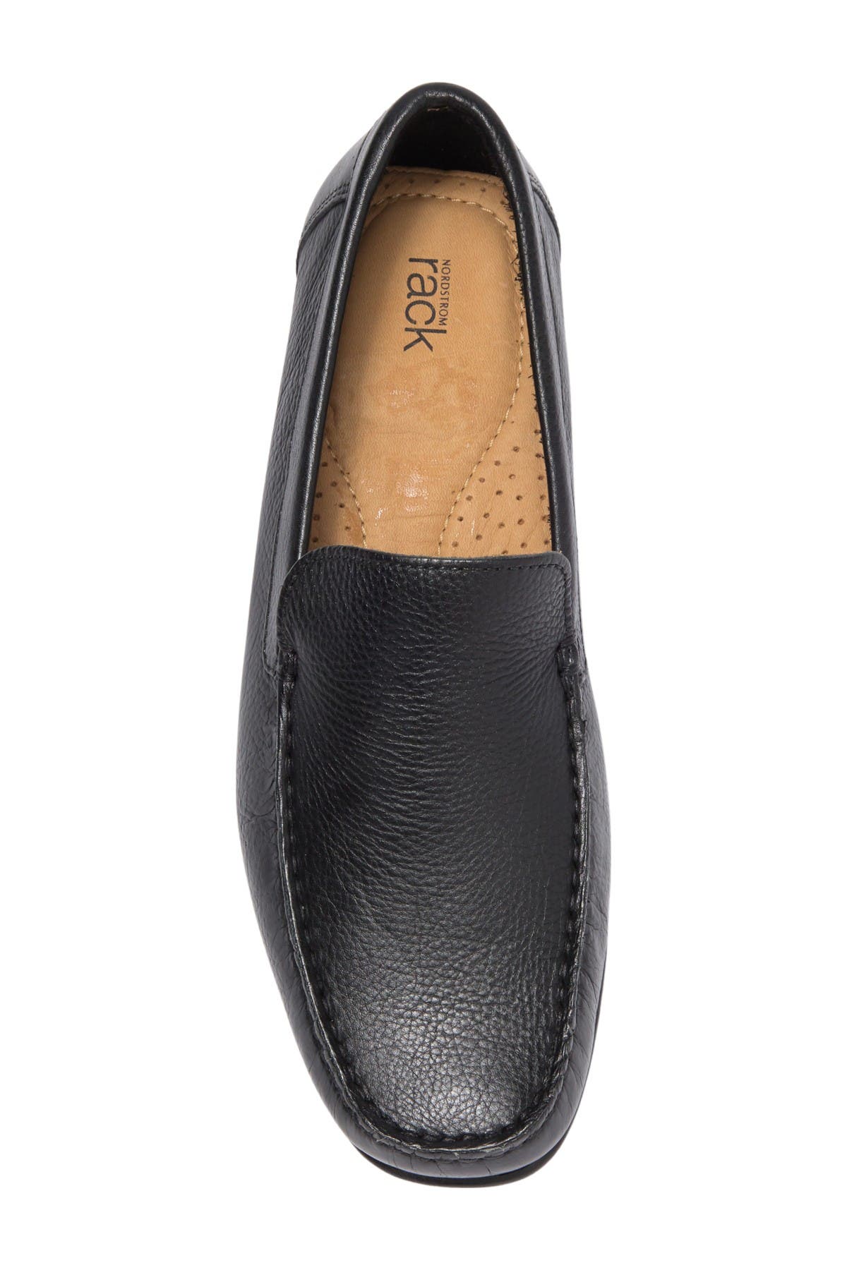 NORDSTROM RACK Lancer Driver Loafer, Alternate, color, Black Leather